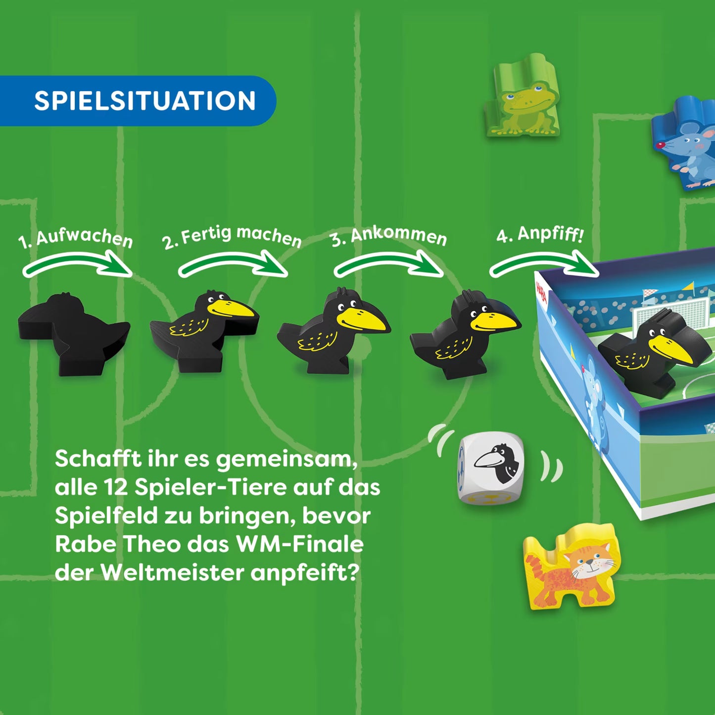 Theos Fußballspiel, deutsch