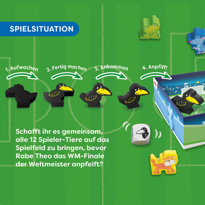 Theos Fußballspiel, deutsch