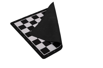 Schachbrett rollbar, Feld 55 mm, Kunststoff, schwarz weiß, sprachunabhängig