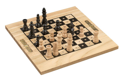 Schach mini (19 mm) - Reisespiel, klappbar