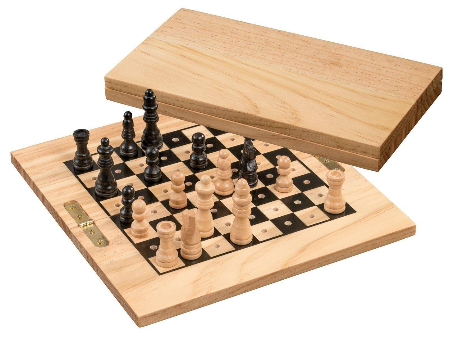 Schach mini (19 mm) - Reisespiel, klappbar