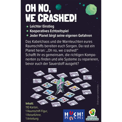 Oh no, we crashed, deutsch