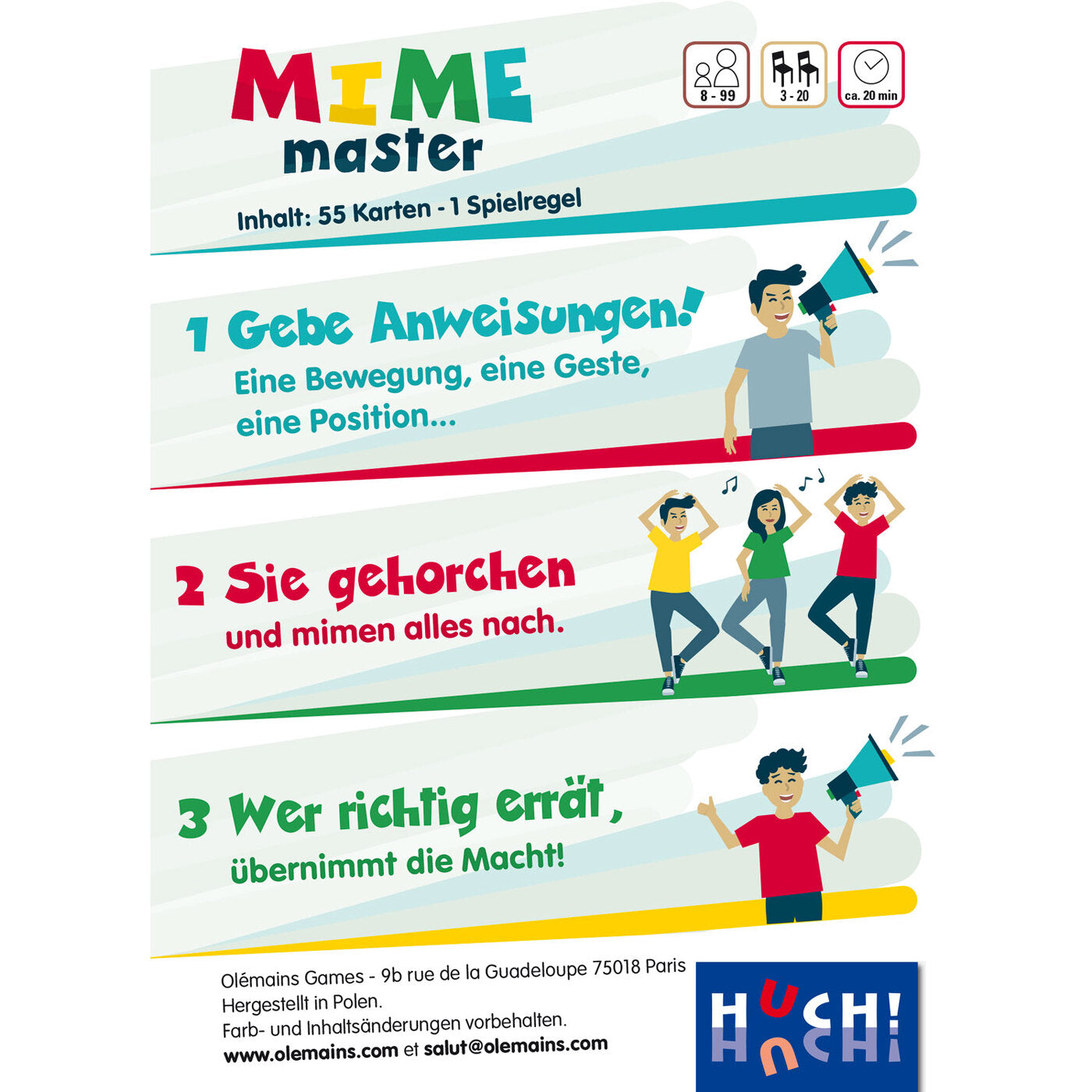 Mime Master, deutsch