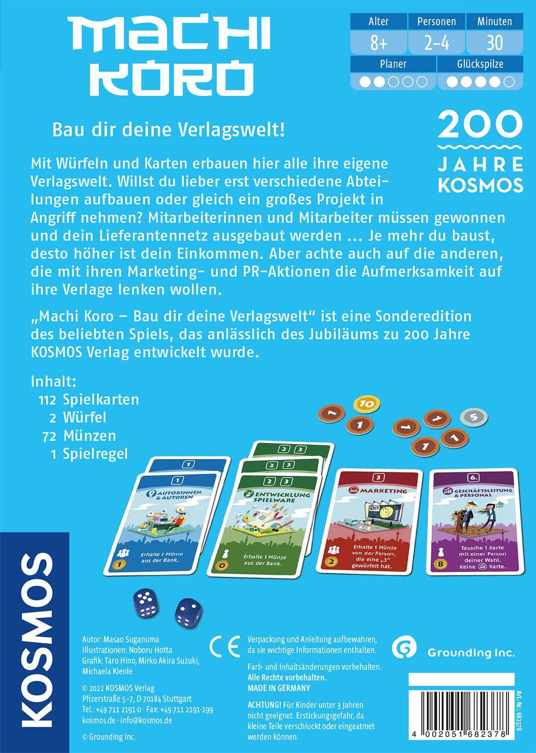 Machi Koro: Bau dir deine Verlagswelt!