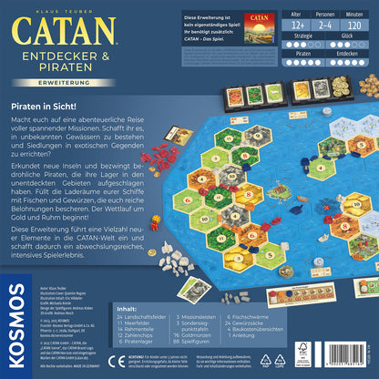 Entdecker & Piraten (5-6 Spieler) - Catan, deutsch (Erw.)