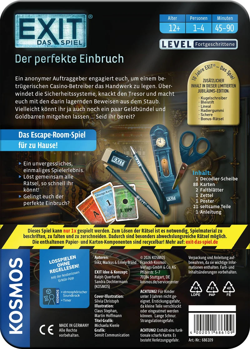 Der perfekte Einbruch (Jubiläums-Edition) - EXIT® - Das Spiel, deutsch