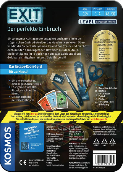 Der perfekte Einbruch (Jubiläums-Edition) - EXIT® - Das Spiel, deutsch