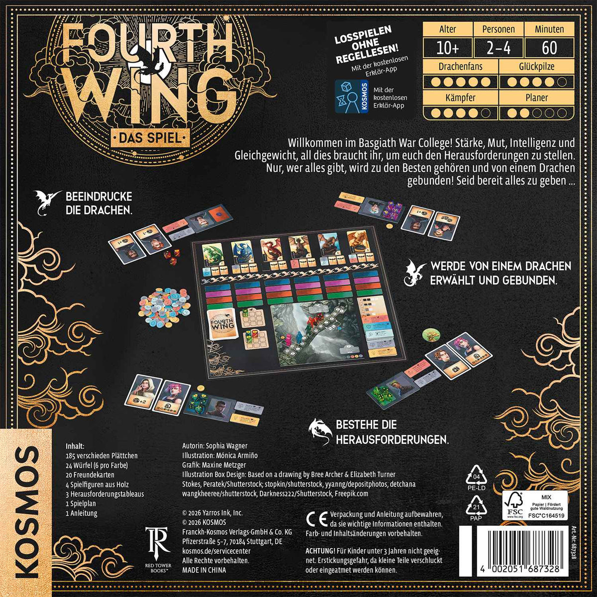 Die Wahl der Drachen - Fourth Wing, deutsch