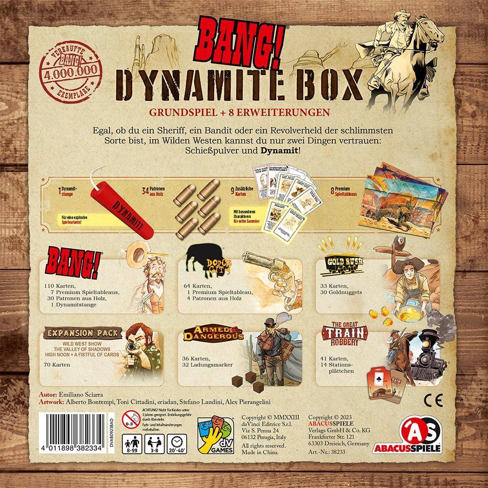 Dynamite Box - Bang!, deutsch