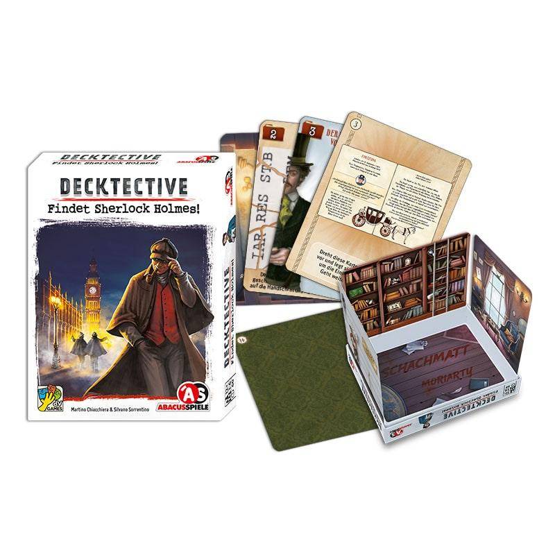 Findet Sherlock Holmes - Decktective, deutsch