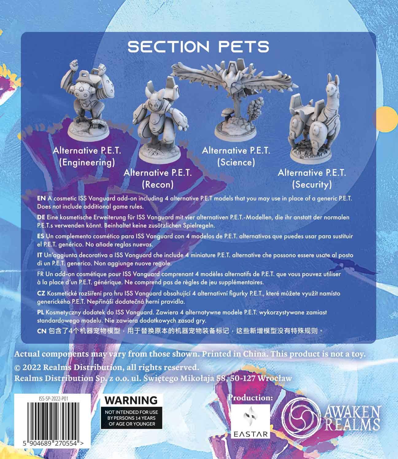 ISS Vanguard: Section Pets [Zubehör]