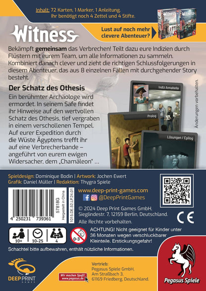 Der Schatz des Othesis (Deep Print Games) - Witness, deutsch