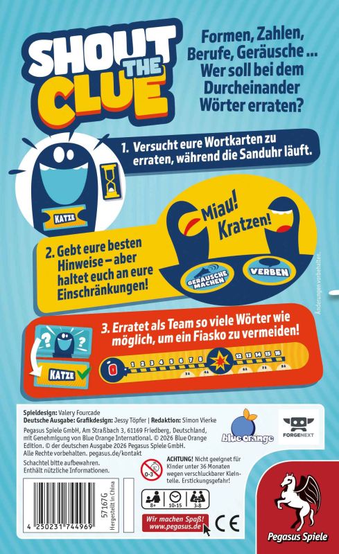 Shout The Clue, deutsch