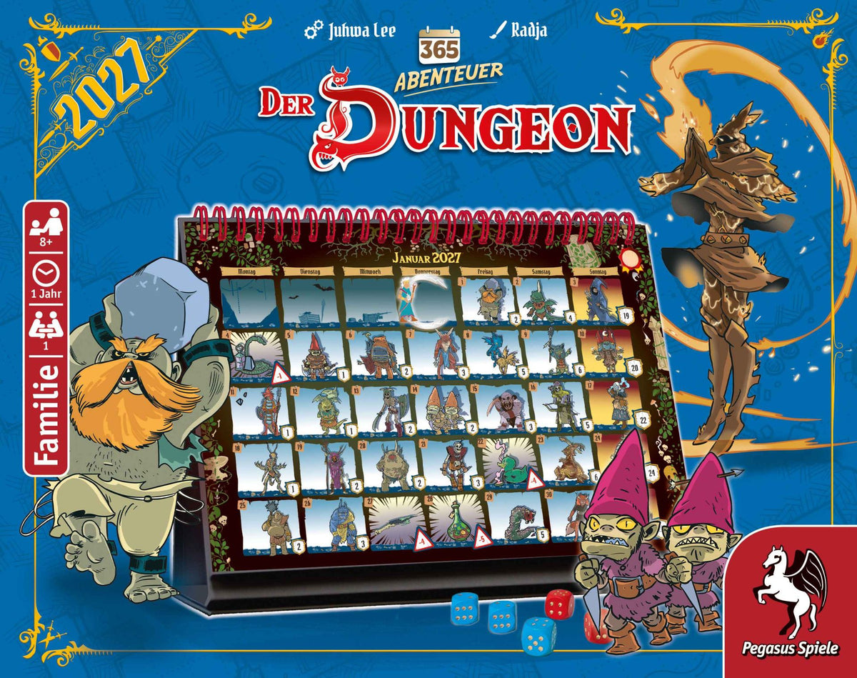 365 Abenteuer – Der Dungeon [Kalender Edition 2027], deutsch