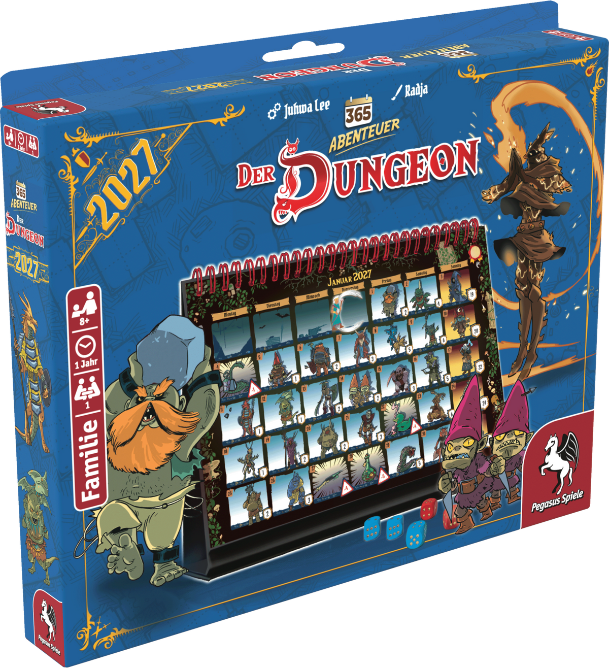 365 Abenteuer – Der Dungeon [Kalender Edition 2027], deutsch