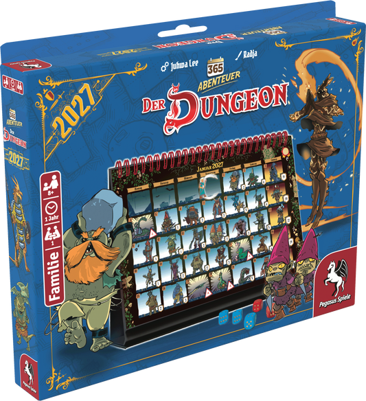365 Abenteuer – Der Dungeon [Kalender Edition 2027], deutsch
