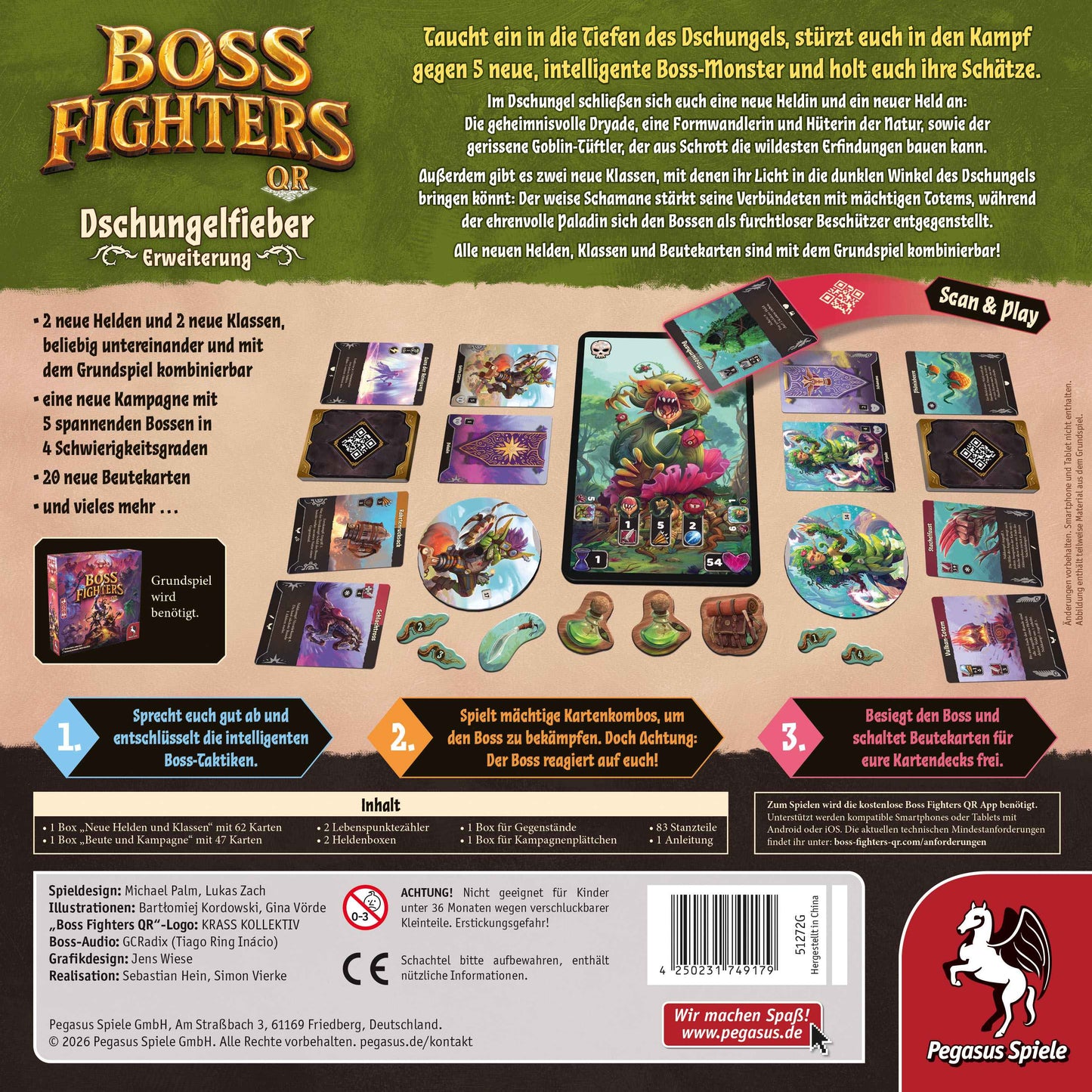 Dschungelfieber - Boss Fighters QR, deutsch (Erw.)