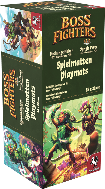 Spielmatten: Dryade und Goblin (2Stück) - Boss Fighters QR, deutsch (Erw.)