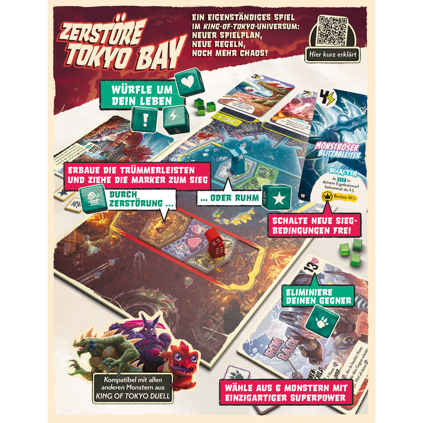 Tokyo Bay - King of Tokyo Duell, deutsch