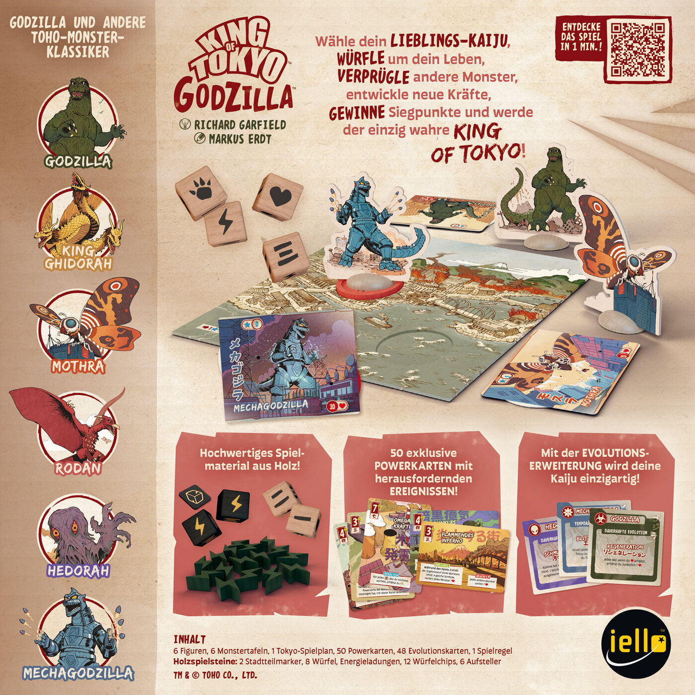 King of Tokyo - Godzilla, deutsch