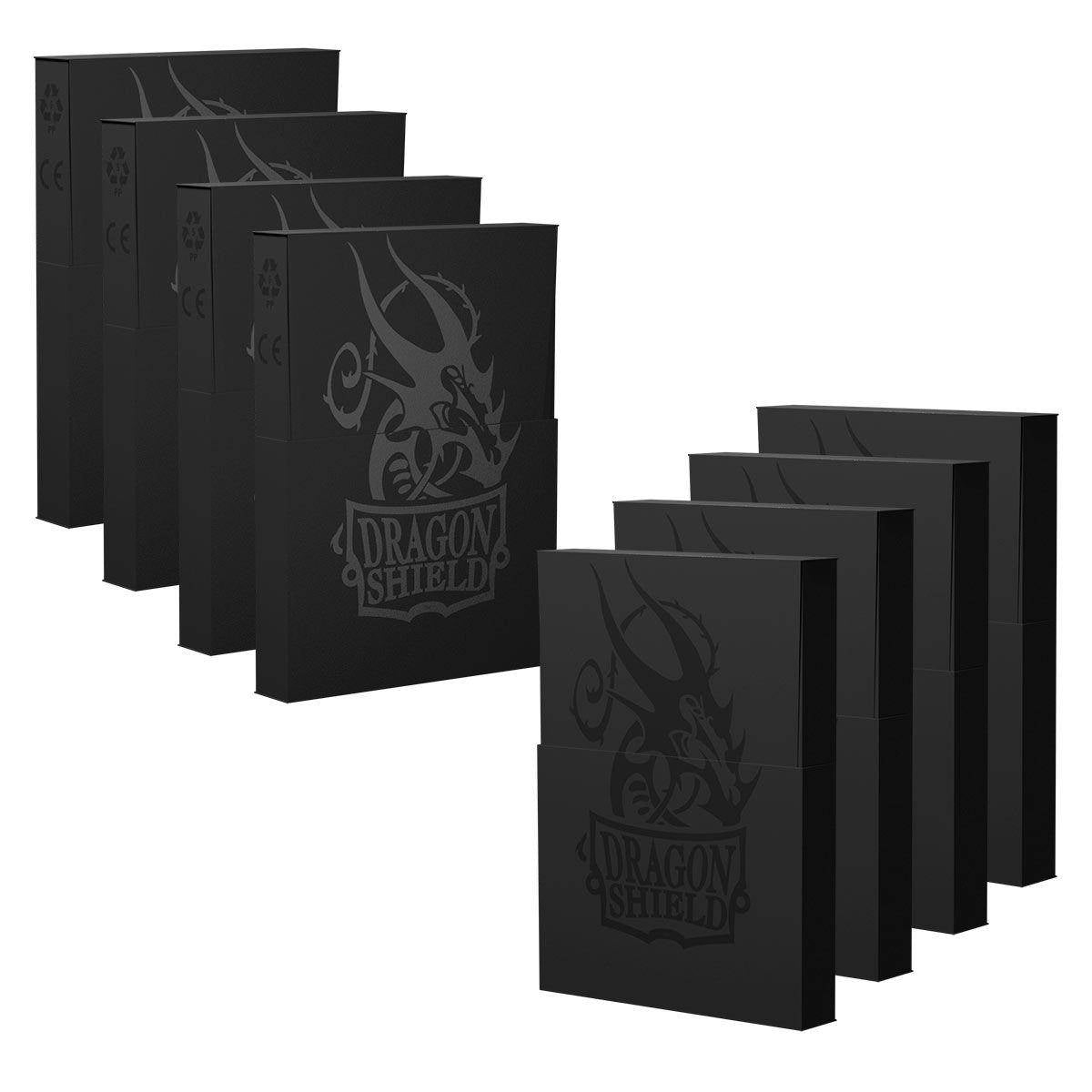 8-er-Box: Dragon Shield Cube Shell - Shadow Black