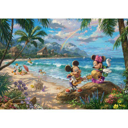 T. Kinkade: Disney, Minnie & Mickey in Hawaii, 1000 T.