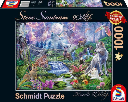 S. Sundram: Wildtiere im Mondschein, 1000 T.