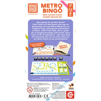 Metro Bingo, deutsch