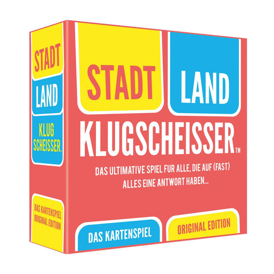 Stadt Land Klugscheisser – Kartenspiel (Original Edition)