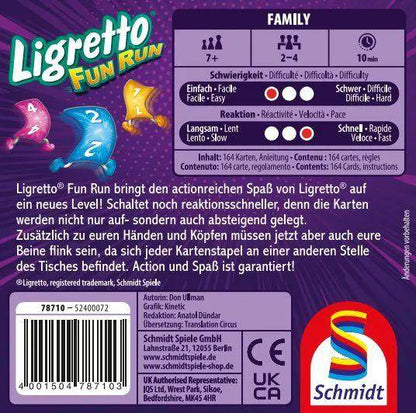 Ligretto – Fun Run, deutsch