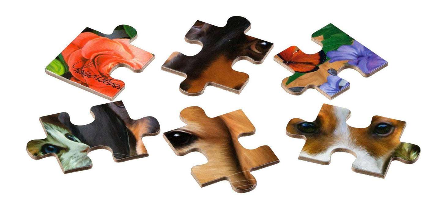 Rahmenpuzzle: Zusammen, Holz, 48 Teile