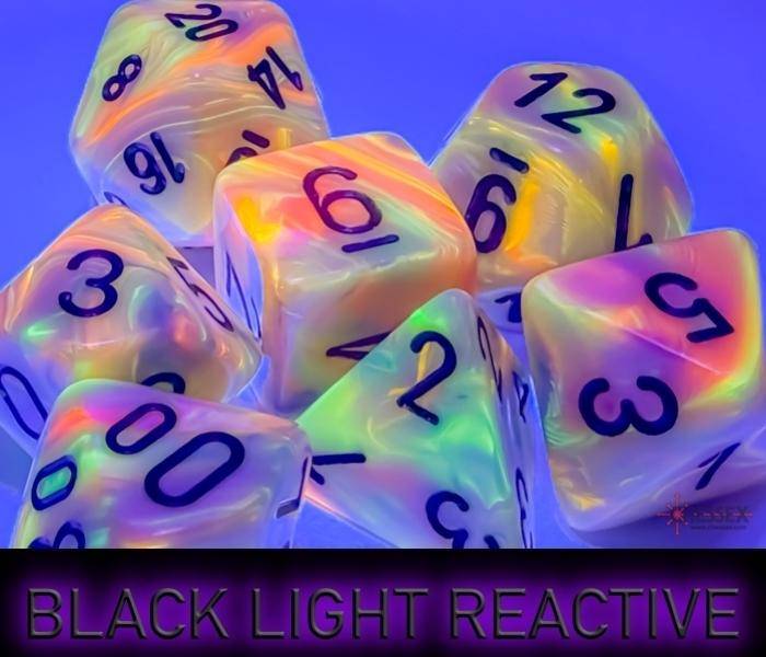 MEGA Festive Circus/black (7) - Würfelset, sprachunabhängig