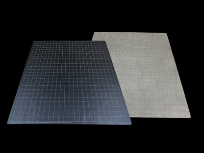Spielmatte - Reversible Battlemat™ Black-Grey (60X66Cm) Squares, sprachunabhängig