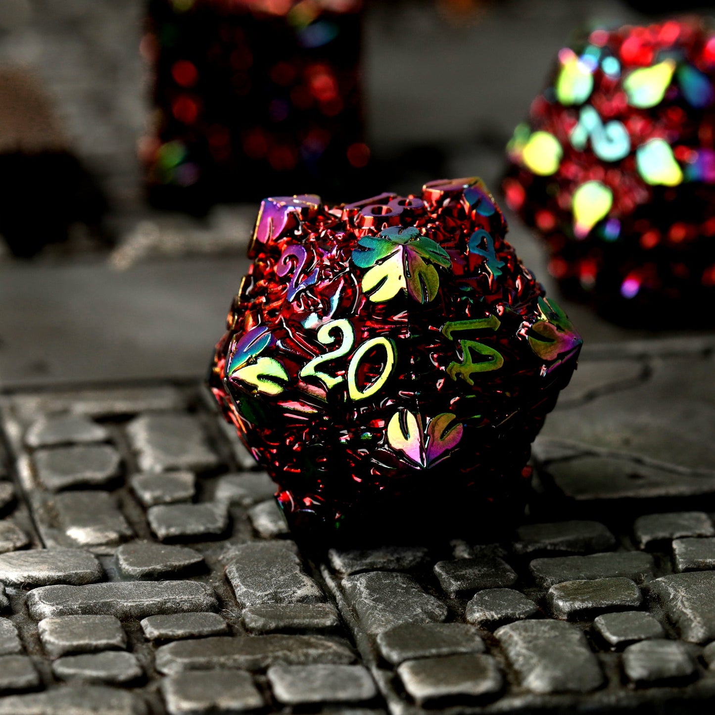 Bloodbriar Metal RPG Dice Set, sprachunabhängig