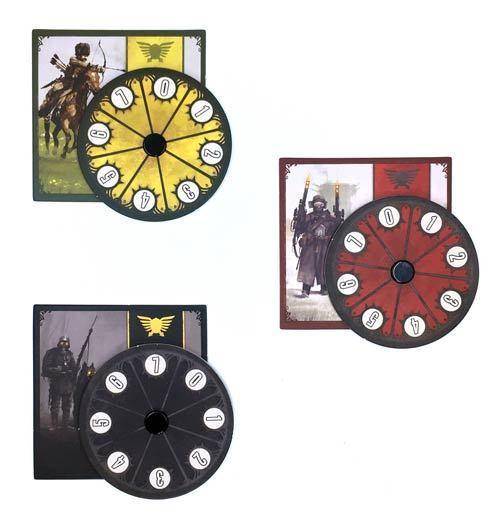 Scythe: Power Dials I (3 Stück)