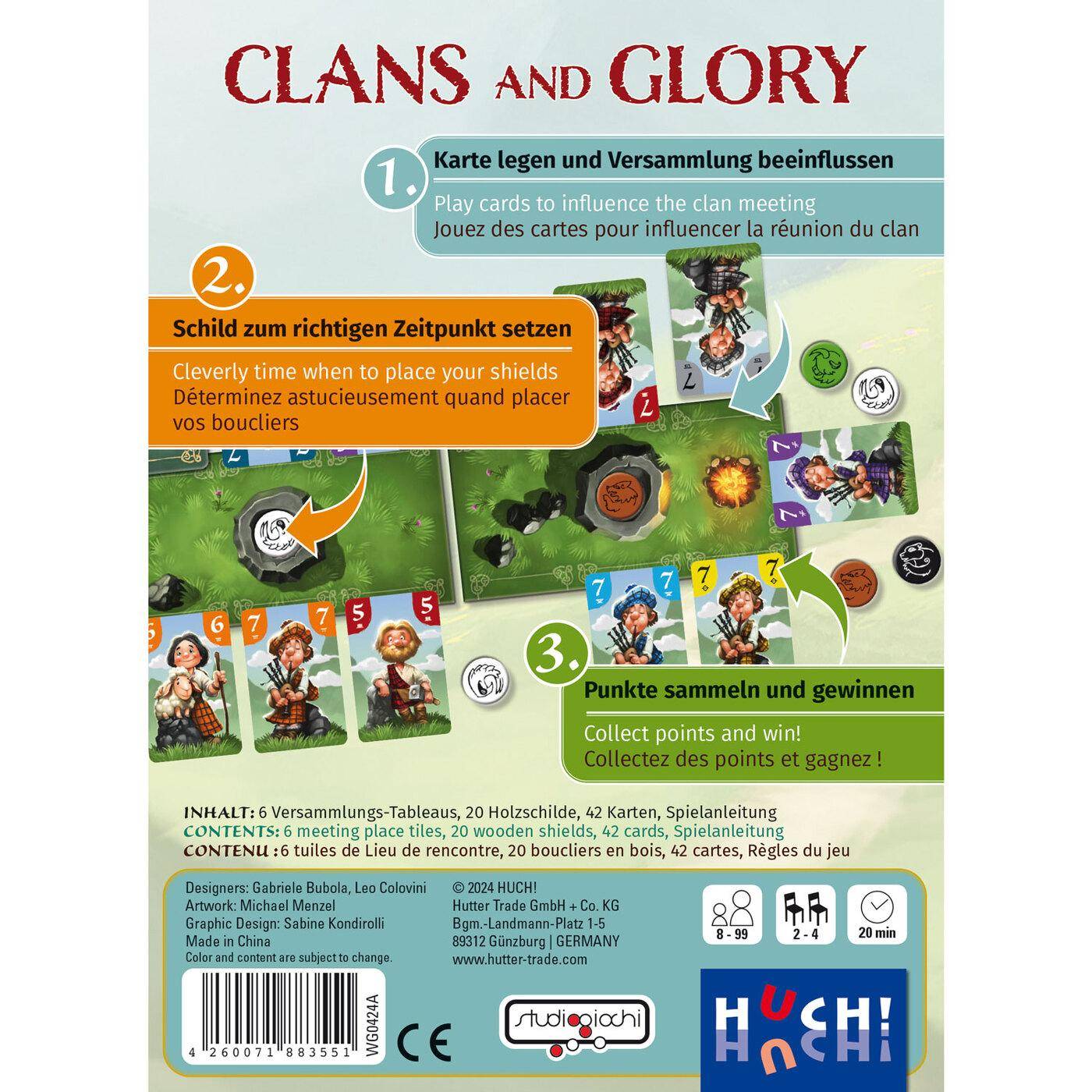 Clans and Glory, deutsch