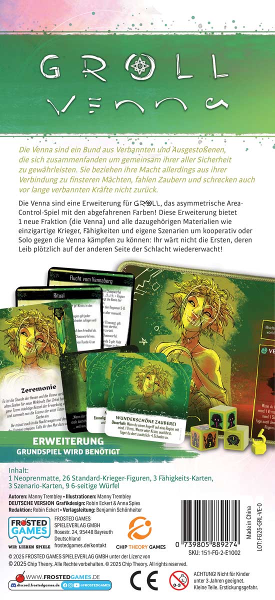 Venna Fraktion - Groll, deutsch (Erw.)