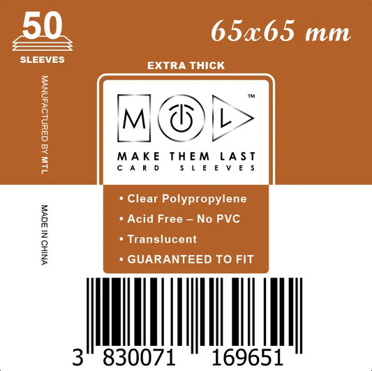 65x65 mm MTL Sleeves (thick), sprachunabhängig