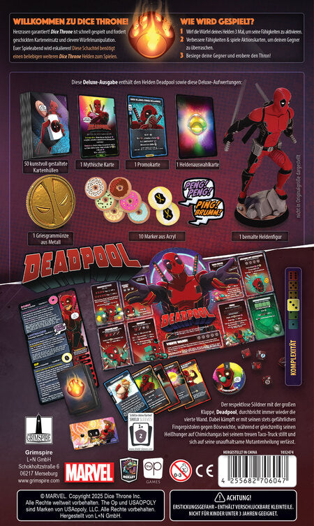 Marvel Dice Throne 3: Deadpool, deutsch