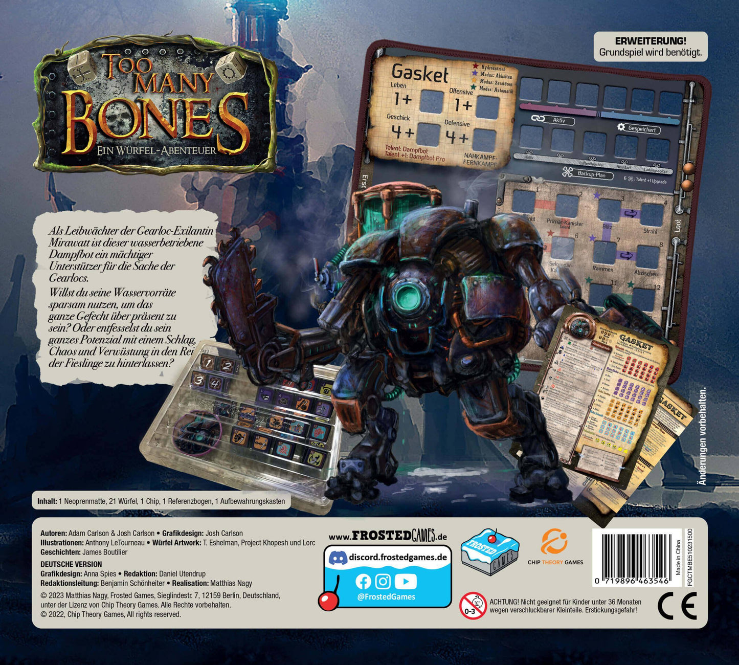 Too Many Bones: Gasket (Erw.)