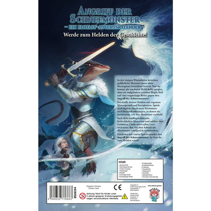 Angriff der Schneemonster: Ein Fantasy-Adventskalender, deutsch