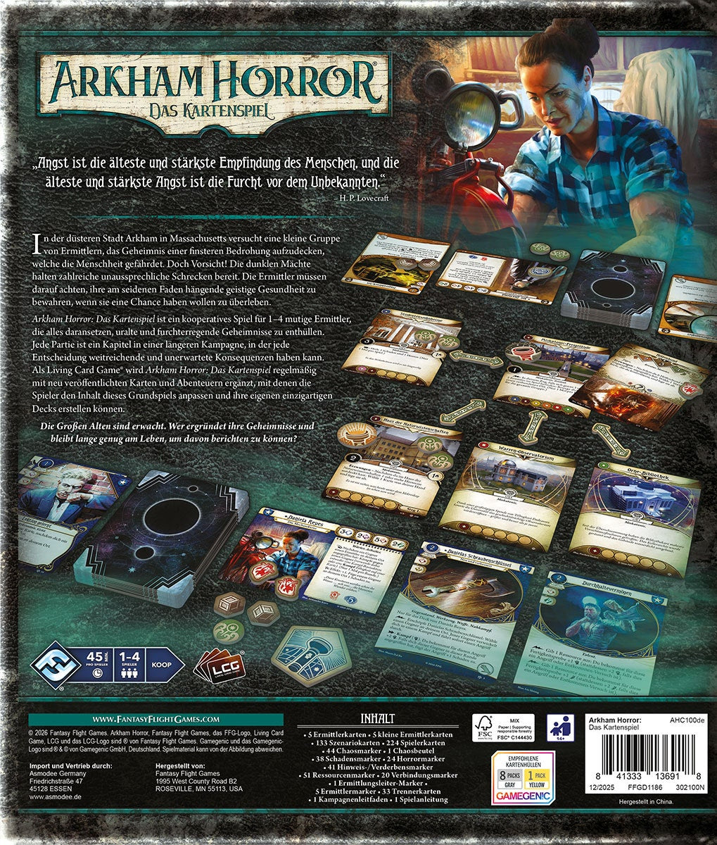 Arkham Horror: Das Kartenspiel, deutsch