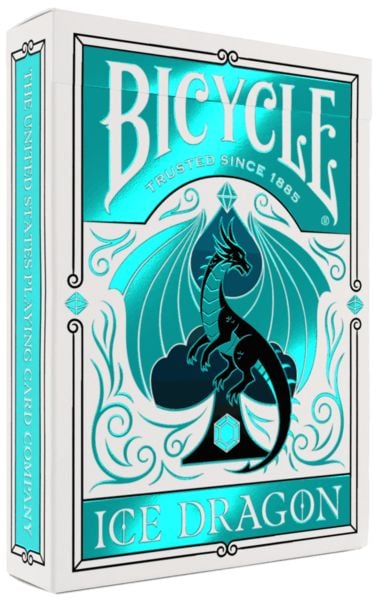 Bicycle® Ice Dragon (Designer Spielkarten, Poker, Skat...)