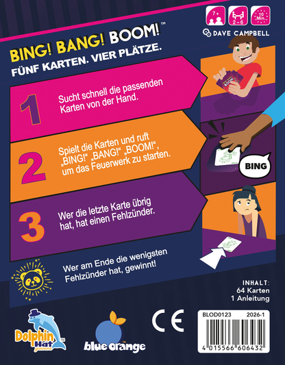 Bing! Bang! Boom!, deutsch