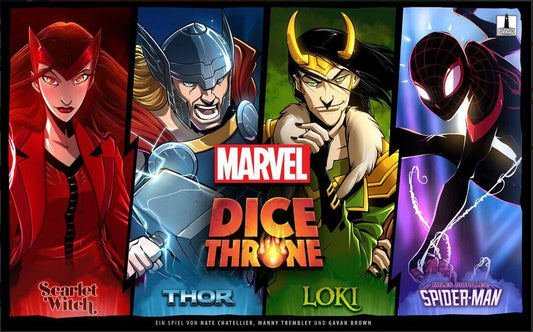 Marvel Dice Throne: Box 1 (Scarlett Witch, Thor, Loki, Spider-Man)