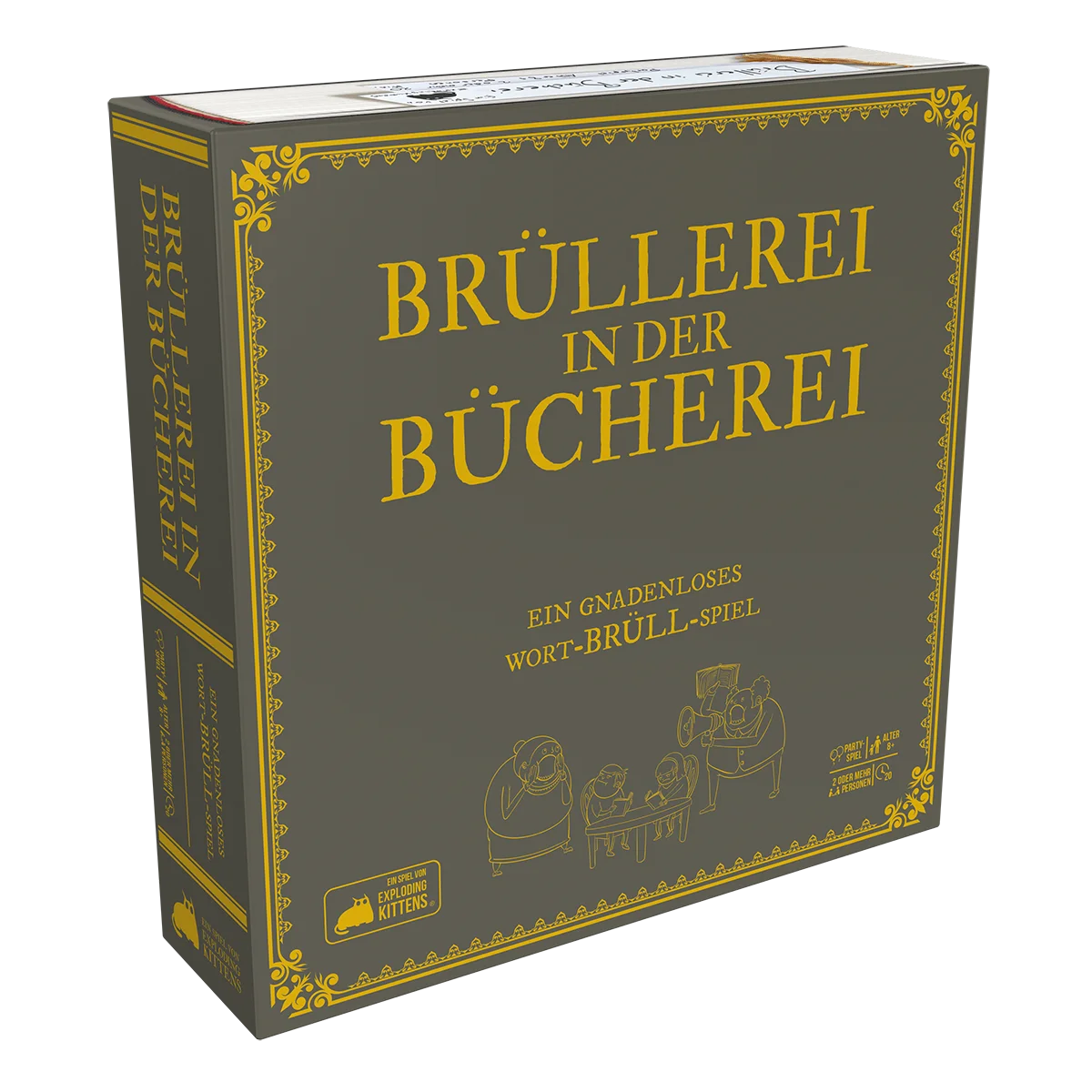 Brüllerei In Der Bücherei, deutsch