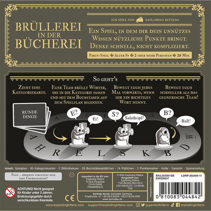Brüllerei In Der Bücherei, deutsch