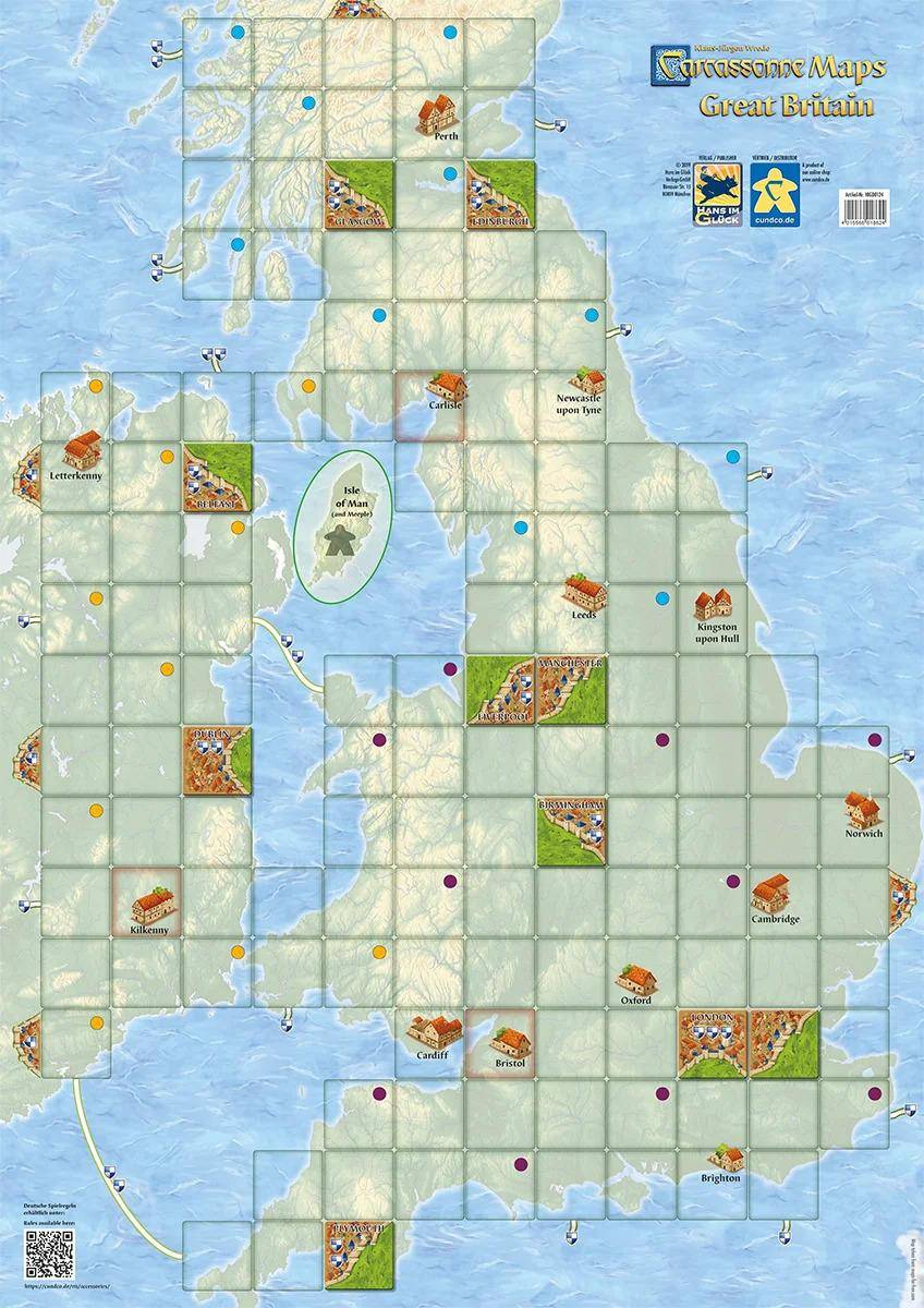 Carcassonne Maps: Großbritannien [Erw.]