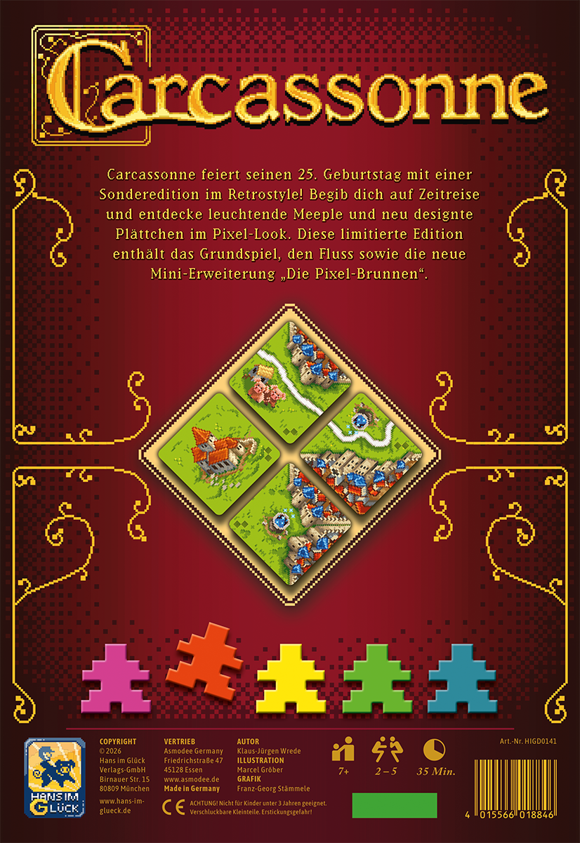 Carcassonne 25 Jahre Jubiläumsedition, deutsch