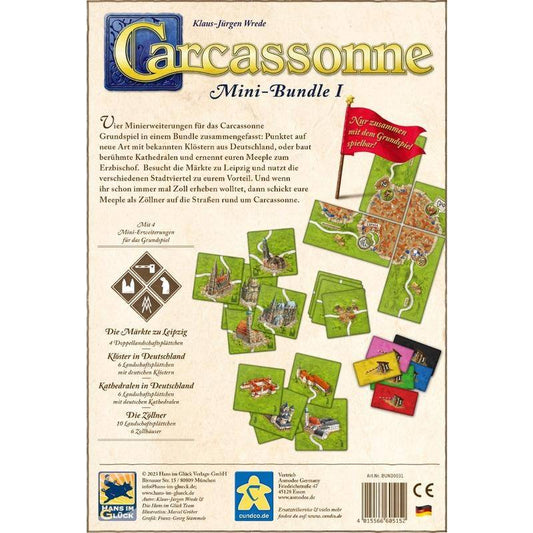 Mini-Bundle - Carcassonne, deutsch (Erw.)